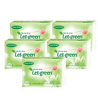 COMBO 5 TÚI GIẤY VỆ SINH ĐA NĂNG LET-GREEN 15*21CM 130 TỜ