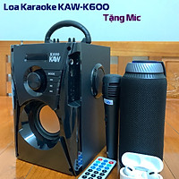Loa karaoke di động công suất lớn Haoyes A1Z8, loa di động đa năng - Tặng kèm micro, điều khiển | Hàng Nhập khẩu