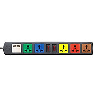 Ổ Cắm Đa Năng Có Cổng Sạc USB LIOA 6D32NUSB (Dây 3m)