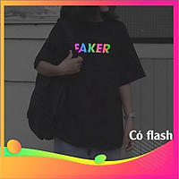 (LiLi Fashion) (Mint Shop) Áo phản quang 7 màu F A K E R siêu hot