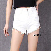 Quần Short nữ Dạng Rách Nhiều Mt971