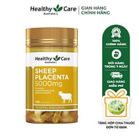 Viên uống nhau thai cừu chống lão hóa Healthy Care Sheep Placenta 100 viên