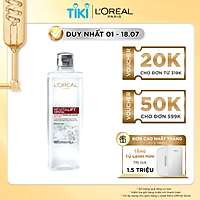 Nước tẩy trang đa năng 3-in-1 L'Oreal Paris Micellar kiềm dầu cho làn da sáng mịn rạng rỡ 400ml