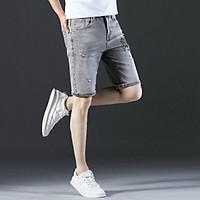 QUẦN SHORT JEAN NAM CHẤT BÒ CO GIÃN MẪU MỚI SIÊU HOT THỜI TRANG CAO CẤP GD003