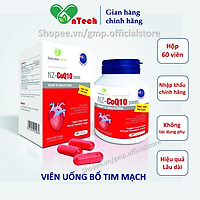 Viên uống bổ tim mạch CoQ10 phòng và hỗ trợ điều trị các bệnh tim mạch rối loạn nhịp tim thiếu máu tim nhồi máu cơ tim