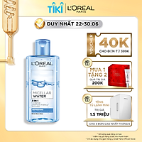 Nước Tẩy Trang Tươi Mát L'Oreal Paris 3-in-1 Micellar Water (95ml)