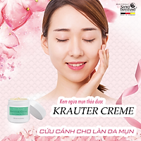Kem ngừa mụn Krauter Creme gegen unreine Haut thảo dược an toàn, làm dịu da, kháng viêm (50ml)- ĐỨC