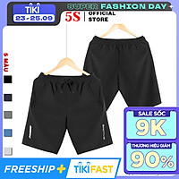 Quần Short Gió Thể Thao Nam 5S (QSG002S1-02) Trẻ Trung, Năng Động, Nam Tính