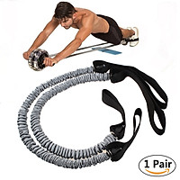 1Pair Ab Roller Wheel Pull Rope Waist Abdominal Slimming Fitness Equipment (wheel not included)