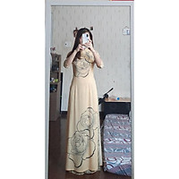 Áo dài bộ may sẵn in 3D (nhiều màu)