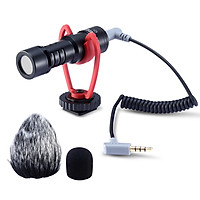 SAIREN VM-Q1 Professional Video Microphone High Sensitivity Low Noise Cardioid Directional On-Camera Mic Compatible with