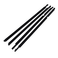 4pcs Car Window Moulding Trim Weatherstrips For Toyota Corolla 2009-12