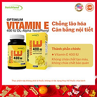 Thực phẩm bảo vệ sức khỏe: Optimum vitamin E 400 IU
