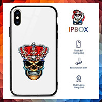 Ốp Cao Cấp 11 Pro Max In Hình Đầu Lâu IPBOX Cho Iphone 12/11/ProMax/Mini/6/6S/7/8/8P/7P/6P/6Sp/X
