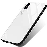 Ốp lưng Cao Cấp kính cường lực viền silicon dành cho IPhone X/IPhone XS