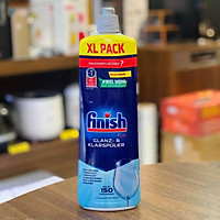 Nước làm bóng và khô chén, đĩa Finish Dishwasher Rinse Aid Shinier & Drier Dishes Lemon Sparkle 800ml QT004996 - hương chanh