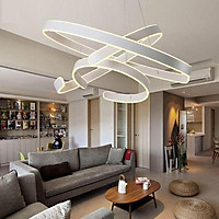 Đèn thả 3 vòng chữ C viền trắng 22871BM