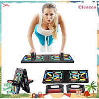 Bảng dụng cụ tập hít đất , tập chống đẩy theo màu sắc, mỗi màu sắc sẽ tương ứng với bài tập khác nhau tương ứng với nhóm cơ khác nhau, thiết kế từ nhựa ABS an toàn cho người dùng - Hàng Chính Hãng
