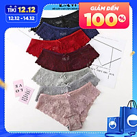 Bộ 5 Quần Lót Ren Sexy quyến rủ thương hiệu BAW, đính nơ xì teen mẫu QLN25