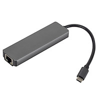 5 in 1 USB Type C Hub HDMI 4K USB C Hub to Gigabit Ethernet Rj45 Lan Adapter