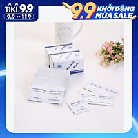 100 chiếc Miếng bông dệt ướt dùng một lần làm sạch