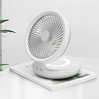 Quạt lưu thông không khí không dây Xiaomi Edon E808 Quạt gấp có thể sạc lại-Có đèn ngủ