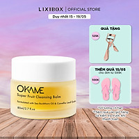 Sáp tẩy trang dễ nhũ hoá, làm sạch sâu Okame Super Fruit Cleansing Balm 80ml