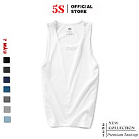 Áo Ba Lỗ Nam 5S (7 màu), Vải Cotton Mềm Mại, Dáng Thể Thao, Trẻ Trung, Năng Động, Thấm Hút Mồ Hôi, Co Giãn Cực Tốt