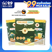 Set 2 gói Tinh bột nghệ Canxi Honimore 16g - Thơm ngon - Da đẹp - Chắc xương