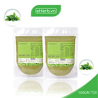 Combo 2 Bột Trà Xanh Nguyên Chất Đắp Mặt Nạ Ngăn Ngừa Mụn, Dưỡng Da Trắng Mịn MILAGANICS 100g (Túi Zip)