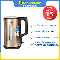 Bình Đun Siêu Tốc Midea MK-317DW 1.7 Lít - Hàng Chính Hãng