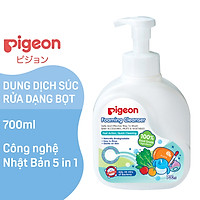 Dung dịch súc rửa bình sữa dạng bọt Pigeon 700ml