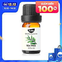 Tinh Dầu Tràm Trà Kobi - Tinh Dầu Thiên Nhiên Nguyên Chất, Tinh Dầu Xông Phòng, Giúp Giảm Stress, Xua Đuổi Côn Trùng Và Khử Mùi Hiệu Quả, Thích Hợp Dùng Với Đèn Xông Và Máy Khuếch Tán Tinh Dầu (5ml)