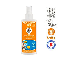 Kem chống nắng hữu cơ SPF50 dạng xịt Alphanova Sun 125g