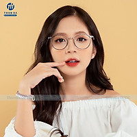 Gọng kính cận nữ hàng cao cấp KÍNH MẮT THIÊN HÀ chất liệu nhựa dẻo nhẹ, càng metal chống gỉ,sx Hàn Quốc JOLIE JL001
