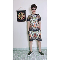 Bộ hè Nam Cao Cấp in 3D mã 07 ( đầu Rồng )