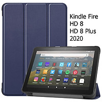 Bao Da Cover Cho Máy Tính Bảng Amazon All-new Kindle Fire HD 8 2020 Hỗ Trợ Smart Cover