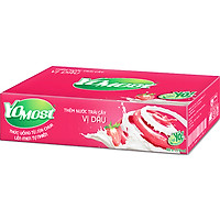 Thùng 48 Hộp Sữa Chua Lên Men Tự Nhiên Yomost Vị Dâu (170ml/Hộp)