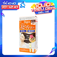 Thuốc nhuộm dưỡng tóc phủ bạc thảo dược Bigen Nhập Khẩu 100% Nhật Bản Speedy Color Milky 80ml dạng kem