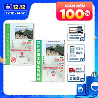 Combo 2 cuốn Giáo Trình Hán Ngữ (Sách học Tiếng Trung dành cho người Việt): Giáo Trình Hán Ngữ Tập 1 + Giáo Trình Hán Ngữ Tập 2 (Học bằng App McBooks) - Tặng kèm bookmark GreenLife