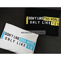 XẢ LỖ Áo Thun Tay Lỡ Unisex I Don't Like This World