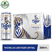 Bia Tiger Crystal Lon Cao 330ml - 24 lon