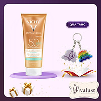 Kem chống nắng toàn thân dạng gel sữa không gây nhờn rít VICHY Ideal Soleil Body Milk Gel SPF50 UVB+UVA 200ml + Quà tặng