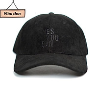 Mũ lưỡi trai /Nón kết thêu chữ Yes You Can phong cách Ulzzang form unisex nam nữ
