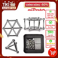 Bộ Đồ Chơi Xếp Hình Thông Minh Nam Châm, Thanh Bi Buckyball Chính Hãng miDoctor