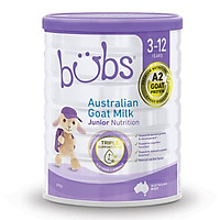 Sữa dê Bubs 800gr tăng cường dinh dưỡng dành cho trẻ 3-12 tuổi - Bubs Australian Goat Milk Junior Nutrition Drink stage 4 (3-12 years)