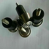 Gù tay inox 2 cái chống ngã dành cho xe Exciter 150