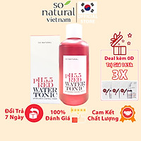 Nước Hoa Hồng Cấp Ẩm Cho Mọi Làn Da So Natural Red Peel PH 5.5 Red Water Tonic 250ml