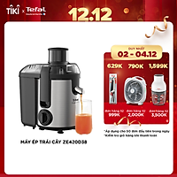 Máy ép trái cây Tefal ZE420D38 - Công suất 400W - Dung tích 950ML - Lưỡi dao làm bằng thép không rỉ cùng 2 chế độ ép - Hàng chính hãng