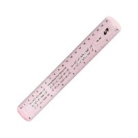 Thước Kẻ 20cm TTH RL-007 - Màu Hồng